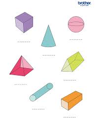 In these worksheets, students identify cones, cubes, cylinders and spheres. Free Printable 3d Shapes Worksheet Creative Center