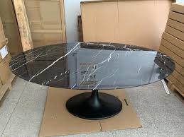 He created what's lovingly known as the tulip table in an effort to simplify what he saw as a jumble of table and dining chair. Modern Eero Saarinen Oval 78 Black Marble Tulip Dining Table For Sale Id 11025792 Buy China Saarinen Dining Table Marble Dining Table Tulip Dining Table Ec21