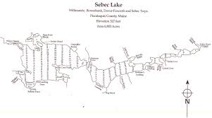 Sebec Lake Maine Map Time Zones Map