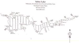 sebec lake maine map time zones map