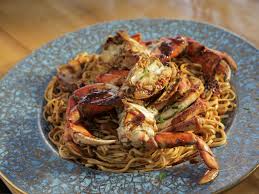 Garlic And Crab Noodles Recipe Food Food Network Recipes Recipes