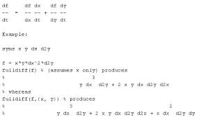 However, the function may contain more than 2 variables. Fulldiff M File Exchange Matlab Central