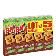 Here is a 1990s uk commercial for bn biscuits. Bn Bn Biscuits Fourres Gout Chocolat Cereales Completes 5x295g 5x295g Pas Cher A Prix Auchan