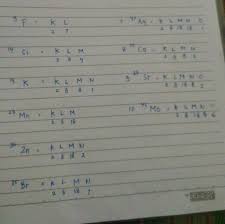 Sebutkan berapa jumlah elektron valensi dari atom tersebut! Tuliskan Konfigurasi Elektron Atom Atom 9f 14si 19k 28mn 30zn 35br 47ag 20ca 38sr Brainly Co Id