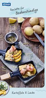Raclette Pfannchen Mit Dillkartoffeln Und Raucherlachs Rezept Dillkartoffeln Rezepte Raucherlachs