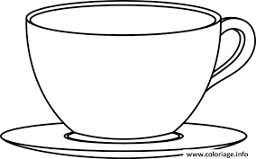 coloriage tasse de cafe et dethe a imprimer dessin baleine