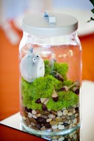 Geeky Terrarium Centerpieces Ftw Kawaii Diy Totoro Terrarium Centerpiece