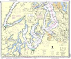 noaa chart 18448 puget sound southern part