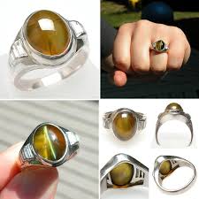 Natural Cat S Eye Chrysoberyl Diamond Mens Ring Solid Platinum Eragem Cats Eye Ring Rings For Men Rings