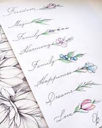 Pin By Thắng Nguyễn On Hoa C Tattoo Name Fonts Tattoos Flower Tattoos