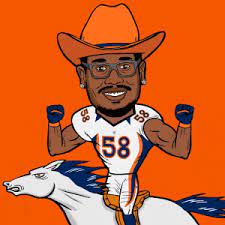 Enjoy Super Bowl 50 Denver Broncos Von Miller Animated Gif A Gif Is Worth A Million Words Explor Denver Broncos Denver Broncos Von Miller Denver Broncos Logo