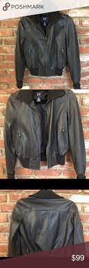 Gap Leather Bomber Leather Bomber Leather Bomber Jacket Gap Jacket
