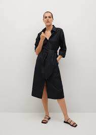Entreprises du groupe mango et entreprises en charge du traitement des données. Robe Chemisier Coton Femme Mango France