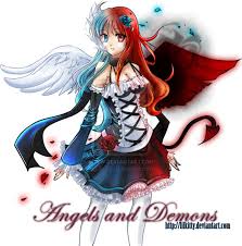 Anime Angel And Demon Image Search Results Hd Background Wallpaper Angels And Demons Anime Angel Anime