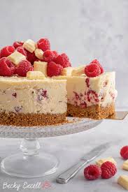 Featured in homemade fruit filled desserts. My Gluten Free White Chocolate And Raspberry Cheesecake Recipe No Bake