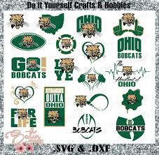 The advantage is that you can modify image size without losing quality and detail. Ohio University Bobcats Set College Design Svg Files Cricut Silhouette Studio Digital Cut Files