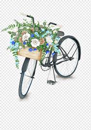 Japan watercolor watercolor pictures watercolor illustration watercolour painting painting & drawing watercolours bicycle painting bicycle bicycles with flowers and yummy treats baskets (images via pinterest) inspire fifi. Bicycle Watercolor Painting Flower Graphy Illustration Hd Literary Retro Flower Filled Bike Love Retro Bicycle Frame Png Pngwing