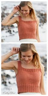 13 free knitting patterns tagged free crop top knitting patterns. Knit Summer Crop Top Free Knitting Patterns Knitting Pattern