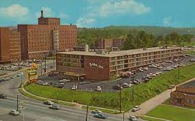 Baptist Hospital And Holiday Inn In 1950s Holiday Inn Blue Ridge Mountains North Carolina Smoky Mountains North Carolina