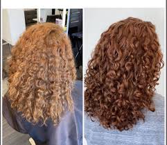 My hair had a lot of heat and chemical damage and my curls were so sad. Devacurl Transformation Curly Hair Salon Professional Hair Color Deva Curl