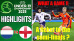 Netherlands vs England | Highlights & All Goal | Euro U19 ... - YouTube
