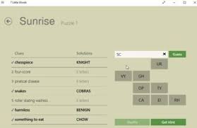 If you like crossword puzzles, this is the perfect game for you! Windows 10 Word Puzzle Game To Find 7 Words From Group Of 20 Letters