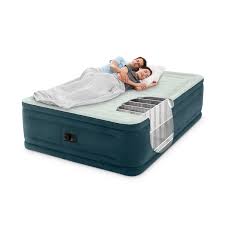 Intex Queen 24 Dream Lux Premium Pillowtop Airbed Mattress With Built In Pump Dream Lux Intex Air Bed Intex Mattress