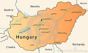 Hungary on a world wall map: Hungary Map