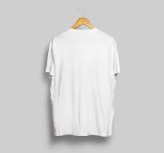 Download White T Shirt Mock Up Back Jpg 3200 3000 Baju Kaos Kaos Desain