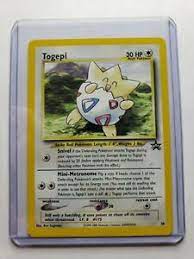Find great deals on ebay for togepi pokemon card. Vintage Pokemon Card Wizard S Black Star Promo Togepi 175 20 1999 2000 Ebay