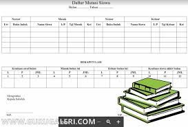Maybe you would like to learn more about one of these? Download Contoh Format Tabel Buku Mutasi Siswa Lengkap 2 Foldersoal