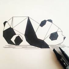 1001 Images Du Dessin Geometrique Magnifique Pour Vous Inspirer Animaux Geometrique Dessin Geometrique Chat Geometrique