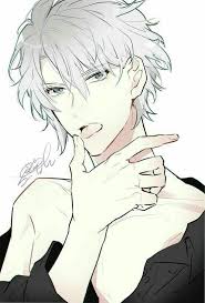 Hoodie anime boy hair smiling gray eyes guy wallpapers necklace boys cool sad desktop wallpapermaiden wallpapercave note. Pin By Celeste2828 On Idolish7 Trigger Re Vale Zool White Hair Anime Guy Hot Anime Guys Anime Boy