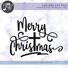Download Merry Christmas Svg File Christian Svg File Cross Svg File Etsy Christian Svg Files Christmas Svg Files Christmas Svg