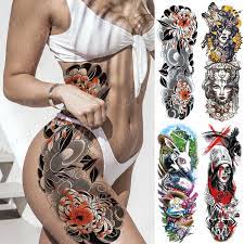 I was bored and decided to show them off. Large Arm Sleeve Tattoo Waist Leg Waterproof Temporary Tatto Sticker Alice In Wonderland Body Art Full Fake Tatoo Women Men Temporary Tattoos Aliexpress