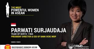 Where she ran the british bank's greater wong, who will become the first female ceo at a singapore bank, has been responsible for cash. Satrio Arismunandar Bangkitlah Indonesia Gaya Kepemimpinan Parwati Surjaudaja Bank Ocbc Nisp