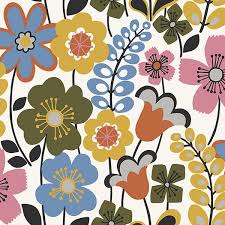 Return this item for free. 2903 25825 Wallpaper Piper Multicolor Retro Boho Floral Wallpaper