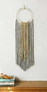 5 out of 5 stars. Macrame Wall Hanging Gray And Mustard Wall Art Modern Dream Etsy Yarn Wall Hanging Wall Hanging Macrame Wall Hanging