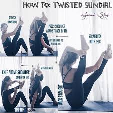 Jasmineyogatutorial Twistedsundialposea New Variation To Spice Things Up Tips And Tricks 1 Warm Up Your Ha Yoga Poses Advanced Advanced Yoga Yoga Tutorial