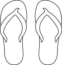 You will find pairs your son can wear around the house, to the park or beach, and to birthday parties. Wonderful Photo Of Flip Flop Coloring Pages Entitlementtrap Com Free Clip Art Flip Flop Craft Flip Flops