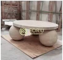 Mesa de centro de travertino macizo - Fabricante exclusivo ...