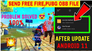The next step is important that all the users have to rename the obb file and copy it to its directory. How To Transfer Free Fire Or Pubg Obb Folder After Android 11 Update Send Obb File With Friends Youtube