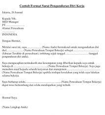 Contoh surat pengunduran diri dari pekerjaan. 10 Contoh Surat Pengunduran Diri Resign Dengan Alasan Yang Baik Dan Sopan