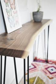 Pin By Carlina On Sala Da Pranzo Soggiorno In 2020 Live Edge Console Table Walnut Sofa Table Modern Entry Table