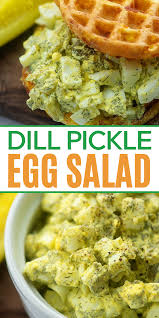 Dill Pickle Egg Salad Recipe In 2020 Pickled Eggs Egg Salad Egg Salad Recipe
