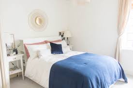 Set fresh flowers on your nightstand to boost your mood, as pictured here. Finally My Bedroom Makeover Reveal An Edited Lifestyle