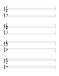 Blank treble clef staff paper | free sheet music template pdf. Printable Blank Music Staff Paper So You Don T Have To Buy Sheet Music Anymore Printerfriendly