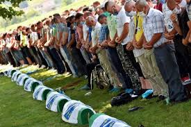 In july 1995 bosnian serb troops stormed the un safe area around srebrenica and before the eyes of dutch un troops. Bosnia Muslims Mourn Their Dead 25 Years After Srebrenica Massacre Deccan Herald