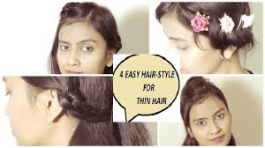 Finding the best hairstyles for thinning hair can be a challenge. 4 Easy Hairstyles For Thin Short Hair Youtube