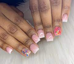 Mikaylia On Instagram Short Sweet Short Square Acrylic Nails Square Acrylic Nails Coffin Nails Designs